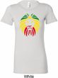 Rasta Lion Head Ladies Longer Length Shirt