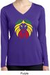 Rasta Lion Head Ladies Moisture Wicking Long Sleeve Shirt
