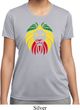 Rasta Lion Head Ladies Moisture Wicking Shirt
