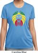 Rasta Lion Head Ladies Moisture Wicking Shirt