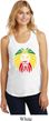 Rasta Lion Head Ladies Racerback Tank Top