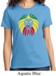 Rasta Lion Head Ladies Shirt