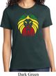 Rasta Lion Head Ladies Shirt