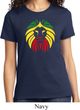 Rasta Lion Head Ladies Shirt
