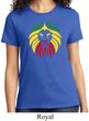 Rasta Lion Head Ladies Shirt