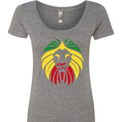 Rasta Lion Head Ladies Shirts