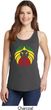 Rasta Lion Head Ladies Tank Top