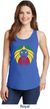 Rasta Lion Head Ladies Tank Top