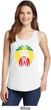 Rasta Lion Head Ladies Tank Top