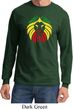 Rasta Lion Head Long Sleeve Shirt