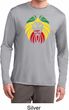 Rasta Lion Head Mens Moisture Wicking Long Sleeve Shirt