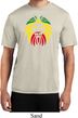 Rasta Lion Head Mens Moisture Wicking Shirt