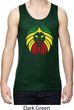 Rasta Lion Head Mens Moisture Wicking Tanktop
