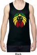 Rasta Lion Head Mens Moisture Wicking Tanktop