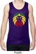 Rasta Lion Head Mens Moisture Wicking Tanktop