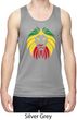 Rasta Lion Head Mens Moisture Wicking Tanktop