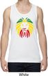Rasta Lion Head Mens Moisture Wicking Tanktop