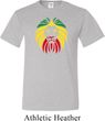 Rasta Lion Head Mens Tall Shirt