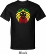 Rasta Lion Head Mens Tall Shirt