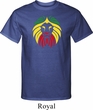 Rasta Lion Head Mens Tall Shirt