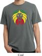 Rasta Lion Head Pigment Dyed Shirt