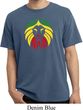 Rasta Lion Head Pigment Dyed Shirt