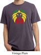 Rasta Lion Head Pigment Dyed Shirt