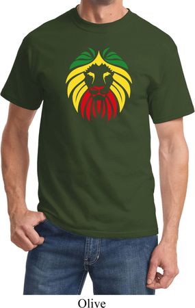 Rasta Lion Head Shirt