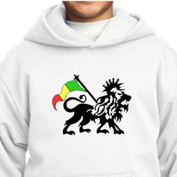 Rasta Lion Kids Hoodie