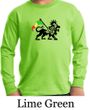 Rasta Lion Kids Shirt Long Sleeve Shirt