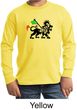 Rasta Lion Kids Shirt Long Sleeve Shirt