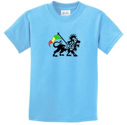 Rasta Lion Kids Shirts