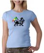 Rasta Lion Ladies Crewneck Shirt