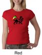 Rasta Lion Ladies Crewneck Shirt