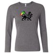 Rasta Lion Ladies Shirt Long Sleeve Shirt
