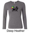 Rasta Lion Ladies Shirt Long Sleeve Shirt