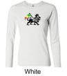 Rasta Lion Ladies Shirt Long Sleeve Shirt