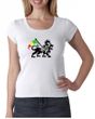 Rasta Lion Ladies Shirt Sccop Neck Shirt