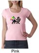 Rasta Lion Ladies Shirt Sccop Neck Shirt