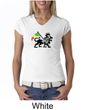 Rasta Lion Ladies Shirt V-Neck Shirt