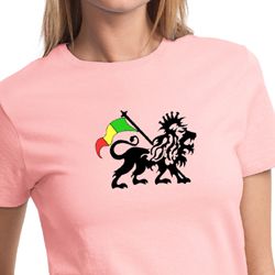 Rasta Lion Ladies T-shirt Rasta Lion Ladies T-shirt