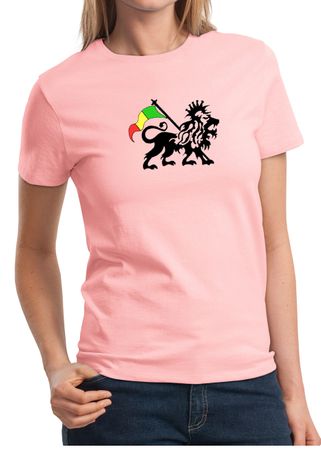 Rasta Lion Ladies T-shirt