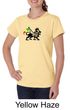 Rasta Lion Ladies T-shirt Organic Tee