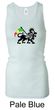 Rasta Lion Ladies Tank Top Longer Length Racerback Tanktop
