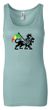 Rasta Lion Ladies Tank Top Longer Length Tanktop