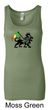 Rasta Lion Ladies Tank Top Longer Length Tanktop