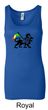 Rasta Lion Ladies Tank Top Longer Length Tanktop