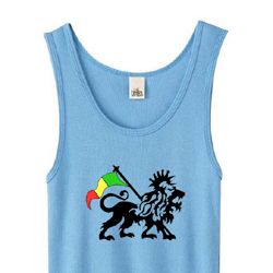 Rasta Lion Ladies Tank Top Organic Tanktop Rasta Lion Ladies Tank Top Organic Tanktop