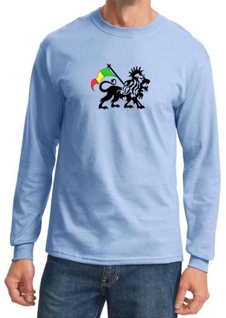 Rasta Lion Long Sleeve Shirt