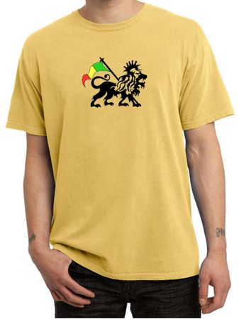Rasta Lion Pigment Dyed Shirt